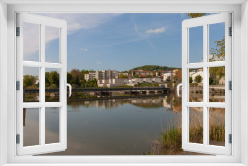 Fototapeta Naklejka Na Ścianę Okno 3D - Balade de long des rives de la Meurthe et ses canaux - Nancy