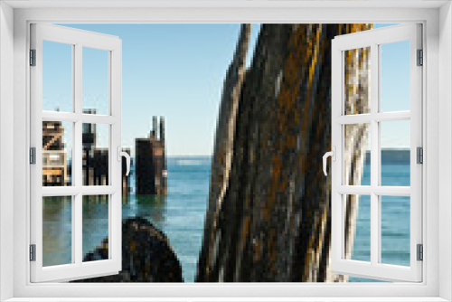 Fototapeta Naklejka Na Ścianę Okno 3D - Dock in Port Townsend