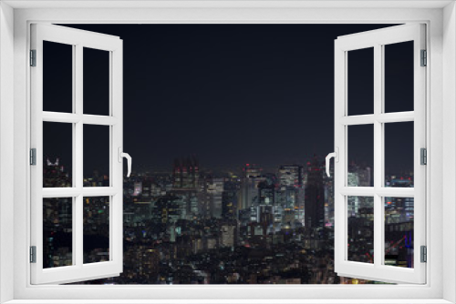 Fototapeta Naklejka Na Ścianę Okno 3D - Shinjuku at night