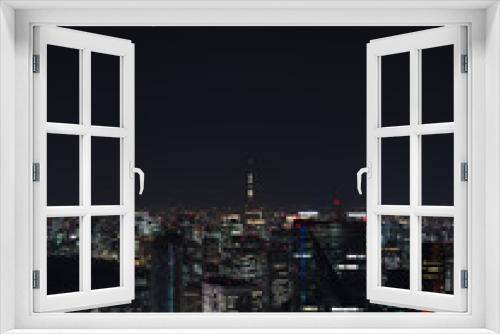 Fototapeta Naklejka Na Ścianę Okno 3D - Shinjuku at night