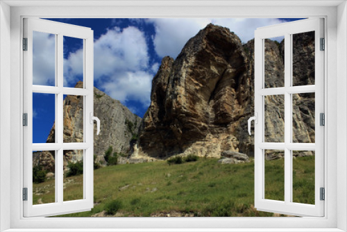 Fototapeta Naklejka Na Ścianę Okno 3D - Pictorial Rocks near Bakhchisaray city, Crimea