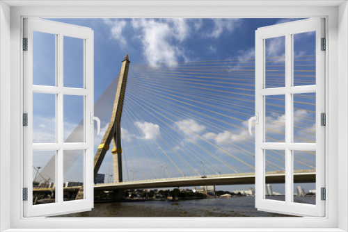 Fototapeta Naklejka Na Ścianę Okno 3D - Rama VIII Bridge
