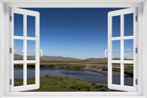 Fototapeta Naklejka Na Ścianę Okno 3D - Am Fluss Orchon - Mongolei