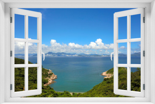 Fototapeta Naklejka Na Ścianę Okno 3D - Beautiful coastline on Hong Kong Lamma island