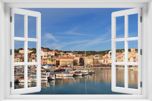 Fototapeta Naklejka Na Ścianę Okno 3D - Port de plaisance de Cassis, France