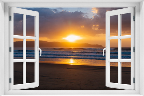 Fototapeta Naklejka Na Ścianę Okno 3D - Seascape Sunrise