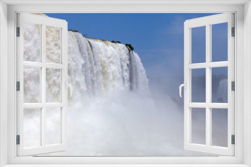 Fototapeta Naklejka Na Ścianę Okno 3D - great Iguazu Falls. Natural Wonder of the World