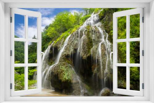 Fototapeta Naklejka Na Ścianę Okno 3D - Kuzalan Waterfall - Giresun