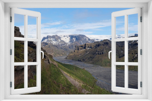Fototapeta Naklejka Na Ścianę Okno 3D - krajobraz Thorsmork