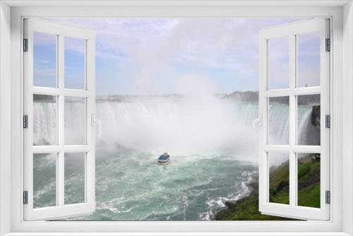 Fototapeta Naklejka Na Ścianę Okno 3D - Horseshoe Falls of Niagara Falls, New York State, USA