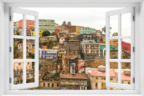 Fototapeta Naklejka Na Ścianę Okno 3D - Valparaiso city Chile
