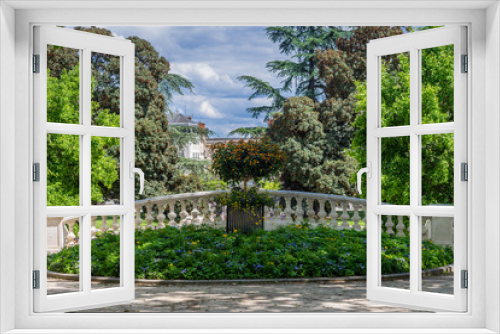 Fototapeta Naklejka Na Ścianę Okno 3D - jardin public