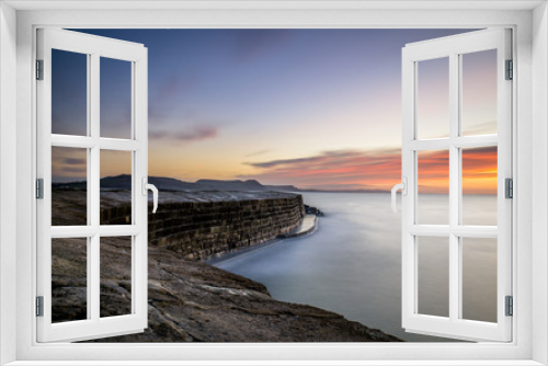 Fototapeta Naklejka Na Ścianę Okno 3D - Lyme Regis Cobb