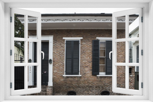 Fototapeta Naklejka Na Ścianę Okno 3D - French Quarter Residence