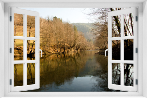 Fototapeta Naklejka Na Ścianę Okno 3D - River Bosnia