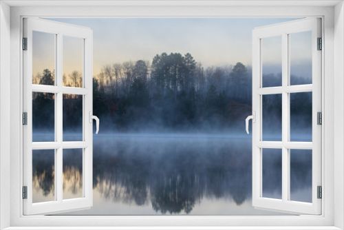Fototapeta Naklejka Na Ścianę Okno 3D - Misty Morning