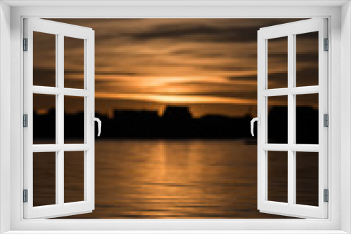Fototapeta Naklejka Na Ścianę Okno 3D - Sunrise Reflections