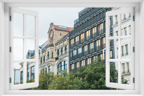 Fototapeta Naklejka Na Ścianę Okno 3D - real estate buildings at berlin