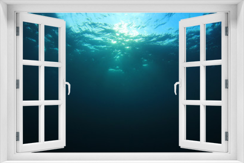 Fototapeta Naklejka Na Ścianę Okno 3D - Underwater background