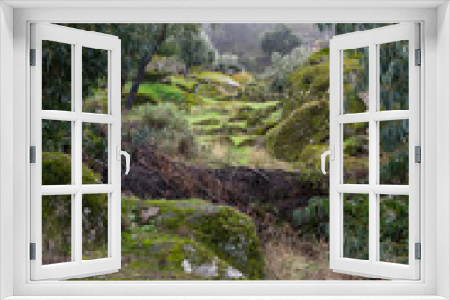 Fototapeta Naklejka Na Ścianę Okno 3D - The mountain Monsanto