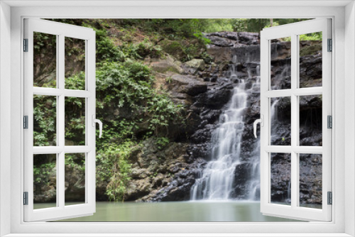 Fototapeta Naklejka Na Ścianę Okno 3D - Khao sam lan waterfall in Khao sam lan national park, Thailand