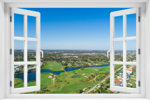 Fototapeta Naklejka Na Ścianę Okno 3D - Florida Golf Aerial 