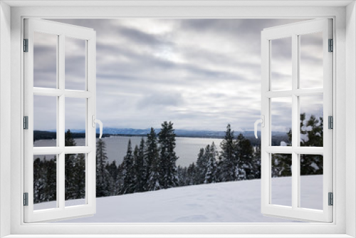 Fototapeta Naklejka Na Ścianę Okno 3D - Payette Lake in Winter