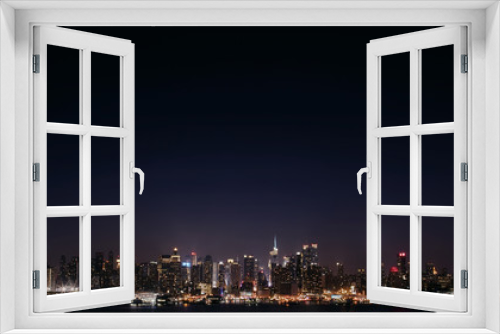 Fototapeta Naklejka Na Ścianę Okno 3D - NYC Skyline panorama