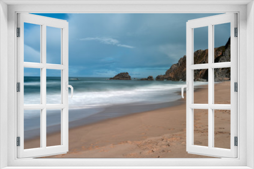 Fototapeta Naklejka Na Ścianę Okno 3D - Adraga Beach - Portugal