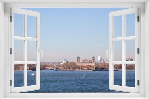 Fototapeta Naklejka Na Ścianę Okno 3D - Ellis Island in New York City