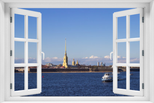 Fototapeta Naklejka Na Ścianę Okno 3D - Peter and Paul fortress in Saint Petersburg