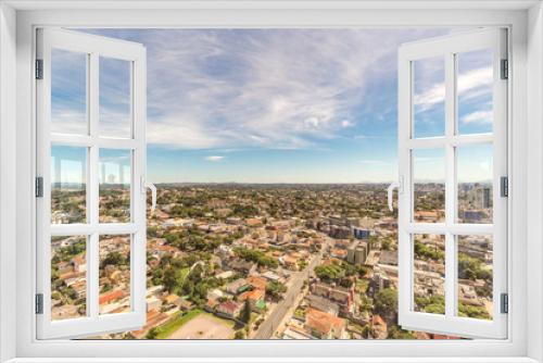 Fototapeta Naklejka Na Ścianę Okno 3D - View from Curitiba's Panoramic Tower