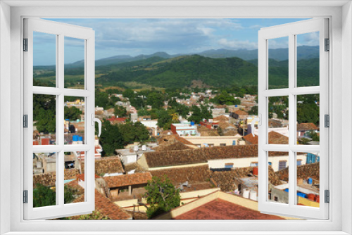 Fototapeta Naklejka Na Ścianę Okno 3D - Cityscape of Trinidad, Cuba. UNESCO World Heritage Site.