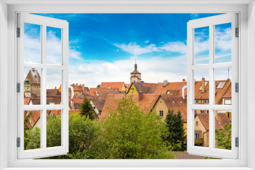 Fototapeta Naklejka Na Ścianę Okno 3D - Panoramic view of Rothenburg