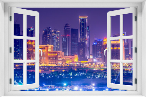 Fototapeta Naklejka Na Ścianę Okno 3D - Qatar fireworks 24