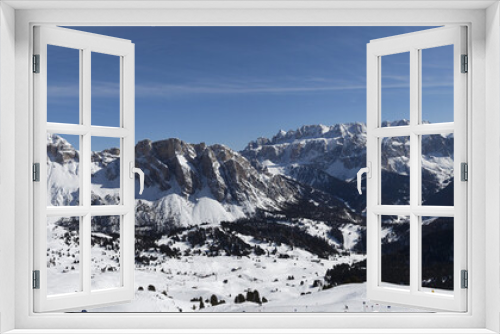 Fototapeta Naklejka Na Ścianę Okno 3D - Dolomiten im Winter