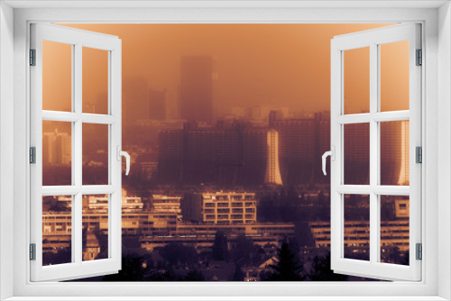 Wien unter Smog