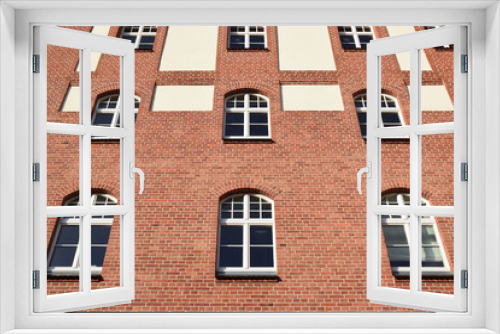 Fototapeta Naklejka Na Ścianę Okno 3D - Segmentbogenfenster