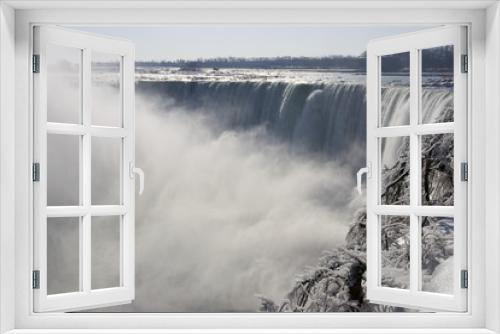 Fototapeta Naklejka Na Ścianę Okno 3D - Niagara Falls, Winter 2
