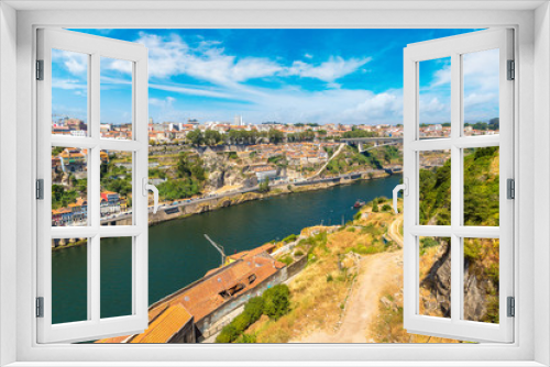 Fototapeta Naklejka Na Ścianę Okno 3D - Panoramic view of Porto