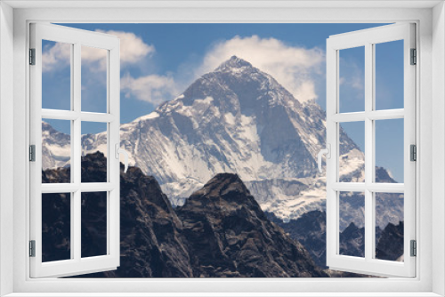 Fototapeta Naklejka Na Ścianę Okno 3D - Makalu mountain peak in Everest region, Nepal