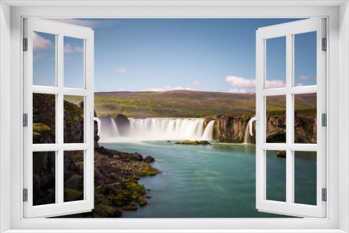 Fototapeta Naklejka Na Ścianę Okno 3D - Godafoss, amazing waterfall in Iceland