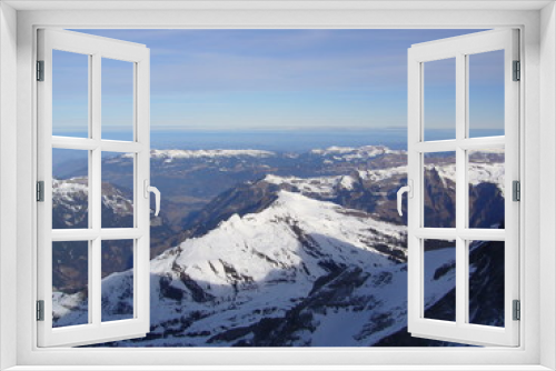 Fototapeta Naklejka Na Ścianę Okno 3D - snow mountain