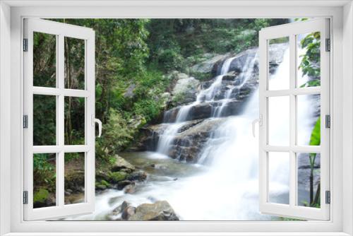 Fototapeta Naklejka Na Ścianę Okno 3D - Waterfall in Thailand (Ching Mai)