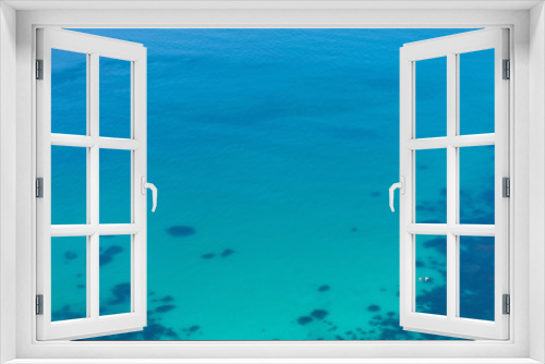Fototapeta Naklejka Na Ścianę Okno 3D - Blue sea background