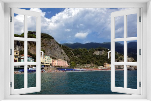 Fototapeta Naklejka Na Ścianę Okno 3D - Monterosso - village in Cinque Terre, Liguria, Italy