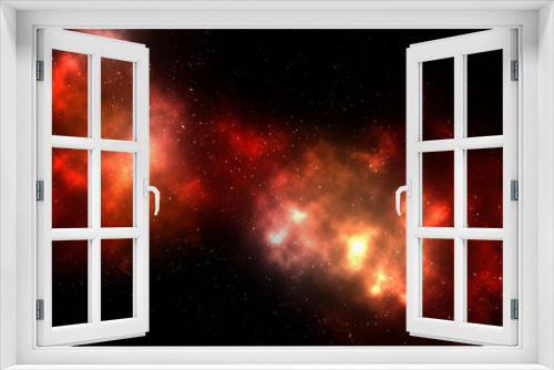 Fototapeta Naklejka Na Ścianę Okno 3D - Space Nebula