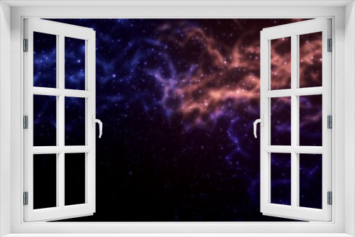 Fototapeta Naklejka Na Ścianę Okno 3D - space nebula