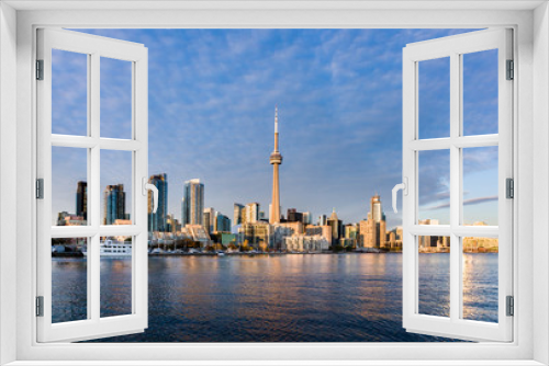 Fototapeta Naklejka Na Ścianę Okno 3D - Toronto Skyline from the Island