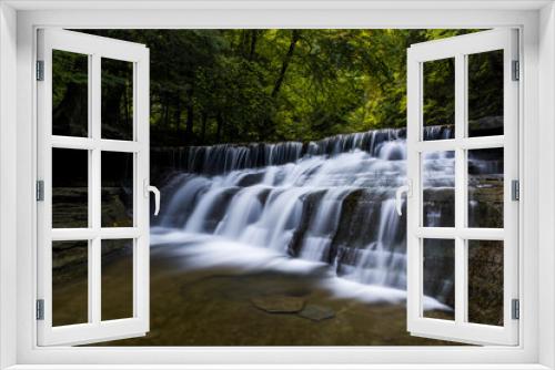 Fototapeta Naklejka Na Ścianę Okno 3D - Lower Falls - Stony Brook - New York